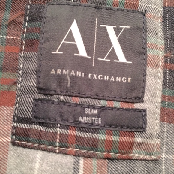 🌟HOST PICK🌟 Armani Exchange Flannel Shirt - Picture 3 of 3